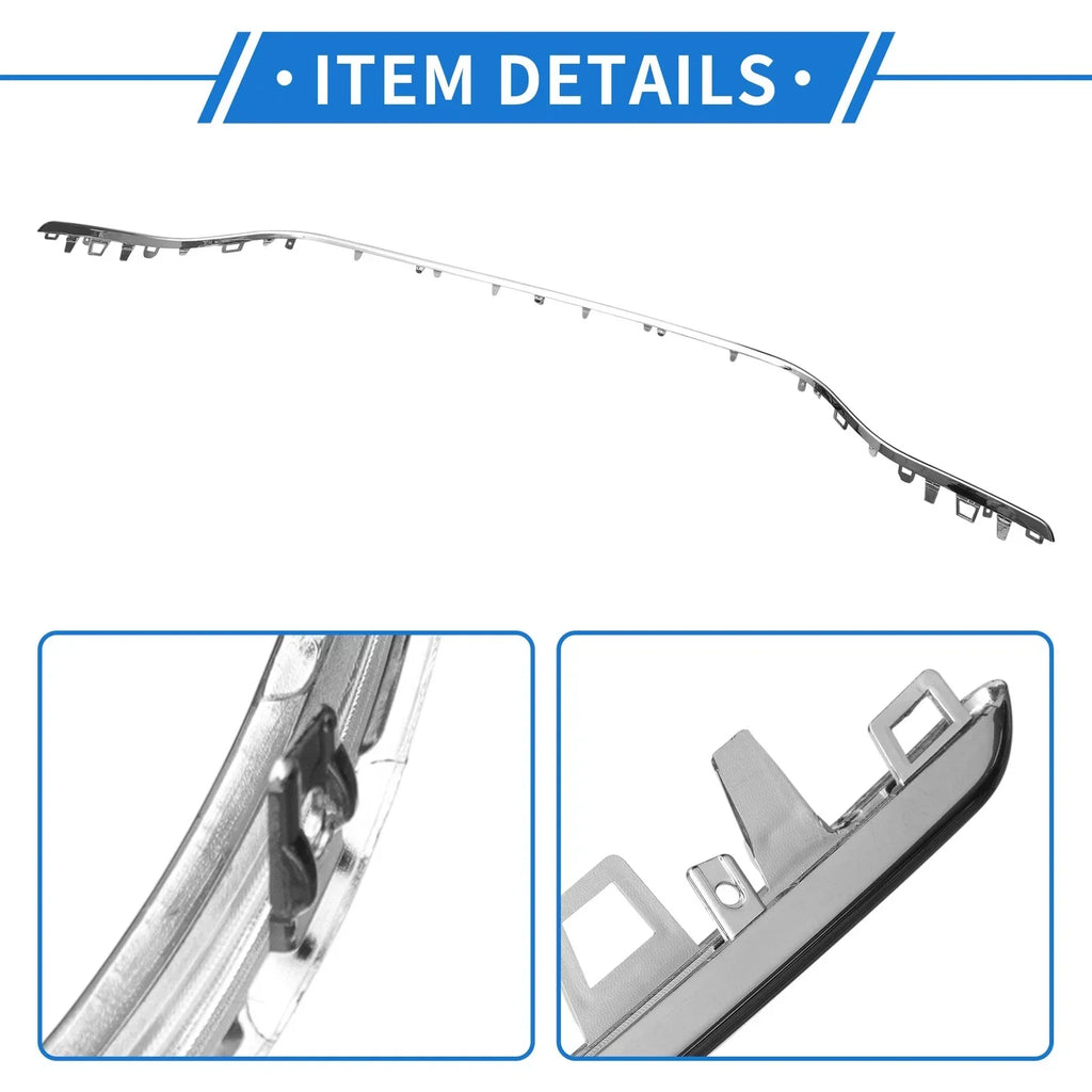 Rear Lower Center Bumper Grille Trim for Mercedes-Benz W205 (2015-2018)