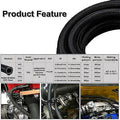 Fuel Hose Oil Gas Line for AN4/AN6/AN8/AN10/AN12 (Nylon Stainless Steel Braided)