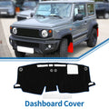 Dashboard Cover Mat for Toyota Sienna (2011–2023) - Sun Protector Pad Black Blue
