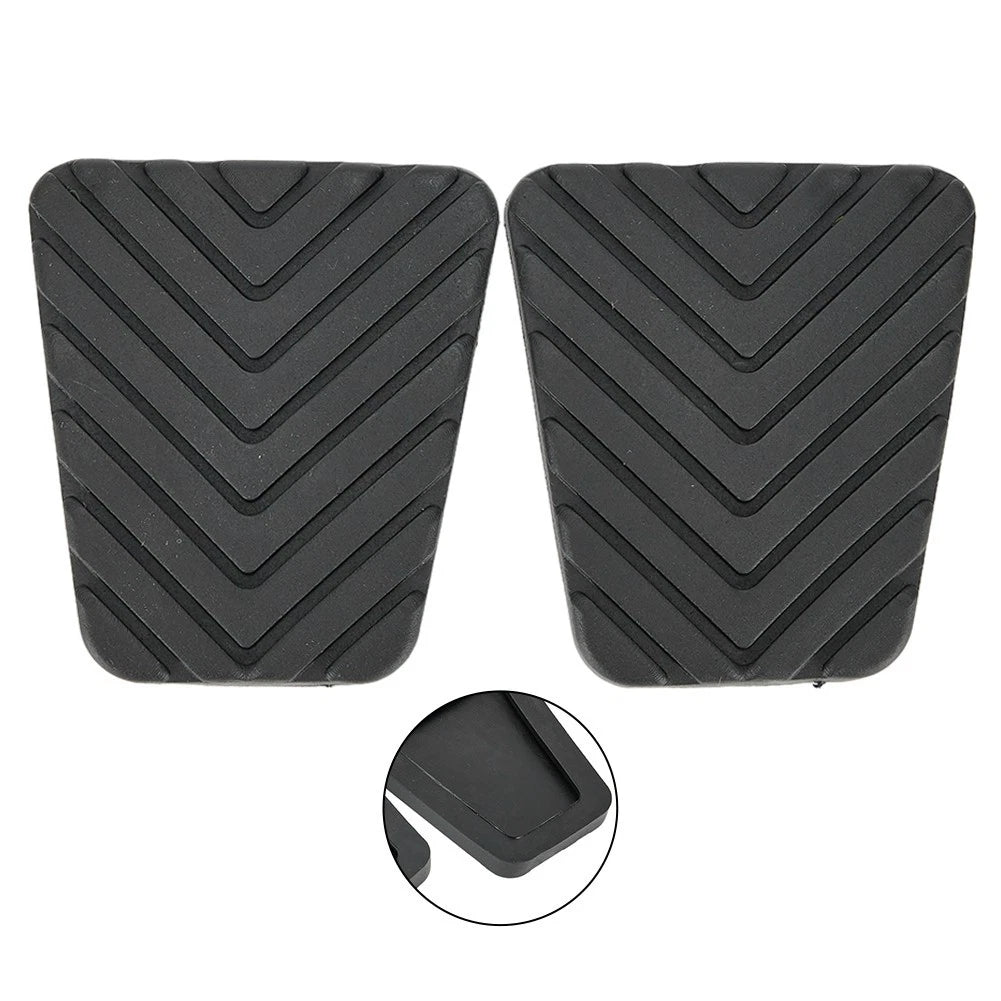 Clutch Pedal Pad Cover Pair for Vehicle Rubber Replacement