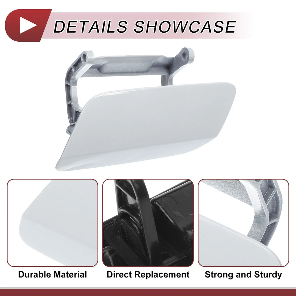 Front Left Washer Nozzle Cover Cap No. 4K0955275 for Audi A6 (2019–2024) White