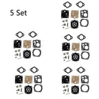 Set of 5 Carburetor Gasket Kits for Stihl 040 041 045 051 (RK21-HS)