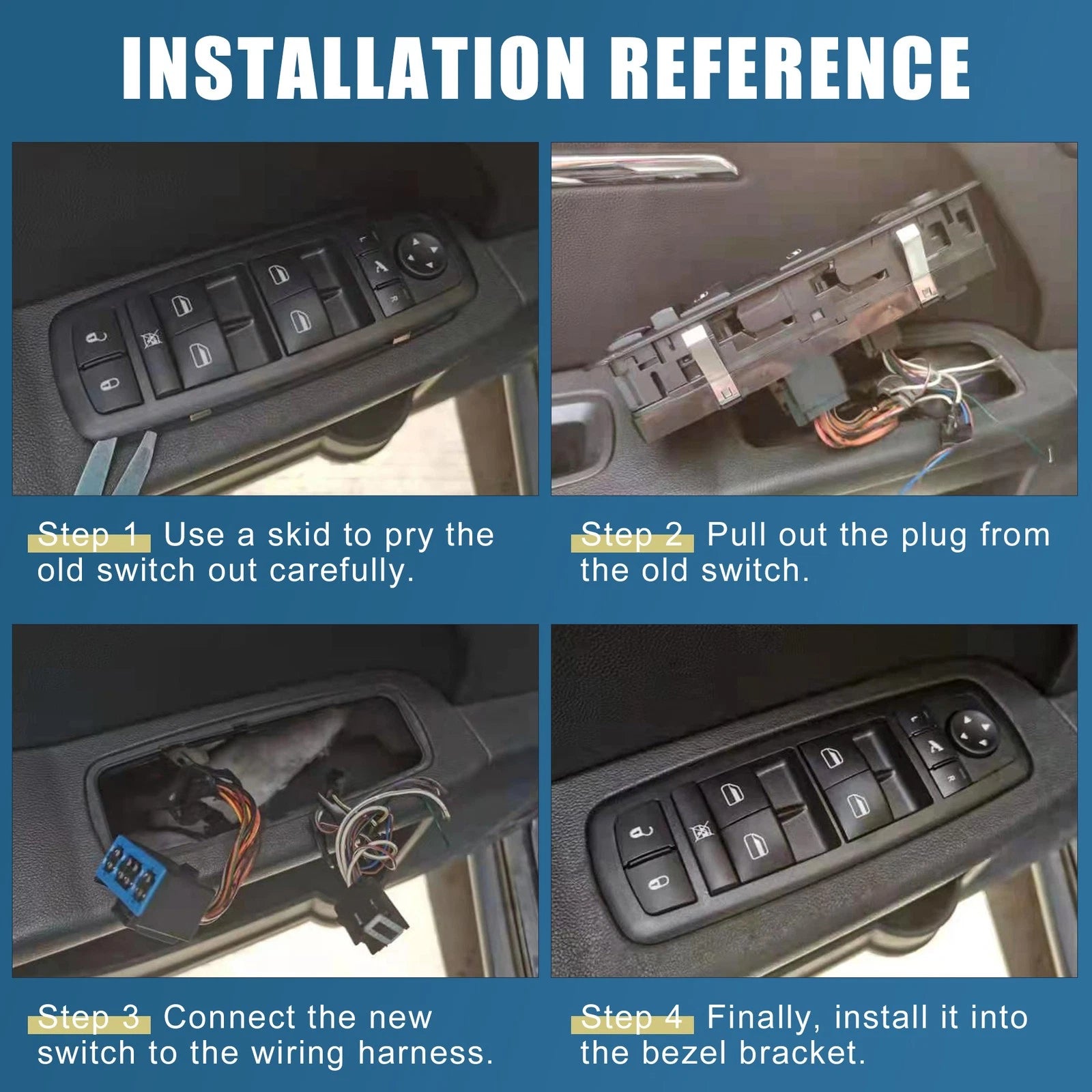 Car Master Power Window Switch for Ford Mondeo (1993–1996) 93BG14529AA 1027749