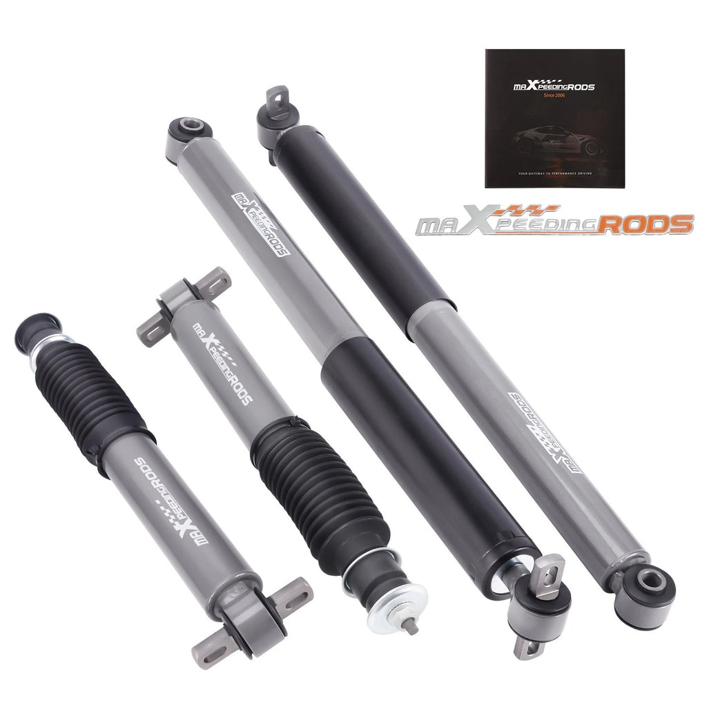 Lowering Shocks 2-5" Front 2-4" Rear for Chevrolet GMC C1500 C2500 (1988–2000)