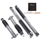 Lowering Shocks 2-5" Front 2-4" Rear for Chevrolet GMC C1500 C2500 (1988–2000)
