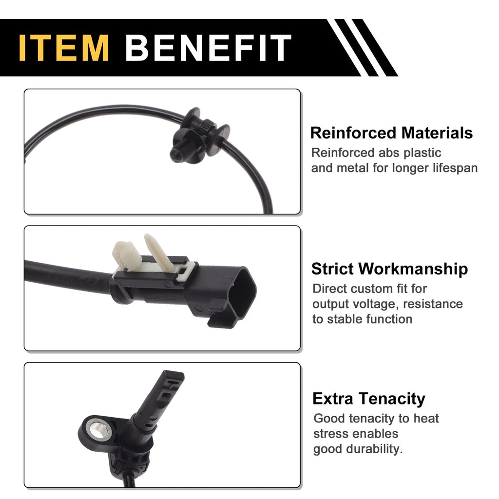 ABS Wheel Speed Sensor No. 13379168 for Buick Envision (2018–2020) Rear Left