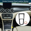 Center Console Panel Sticker for Mercedes-Benz GLA GLB EQA EQB Matte Black