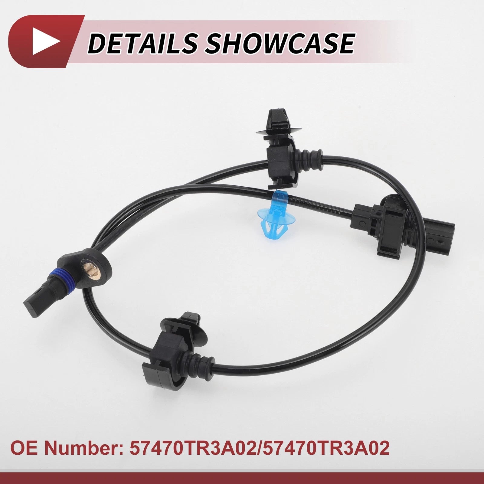 ABS Wheel Speed Sensor No. 57470TR3A02 for Honda Civic (2016–2021) Rear Right