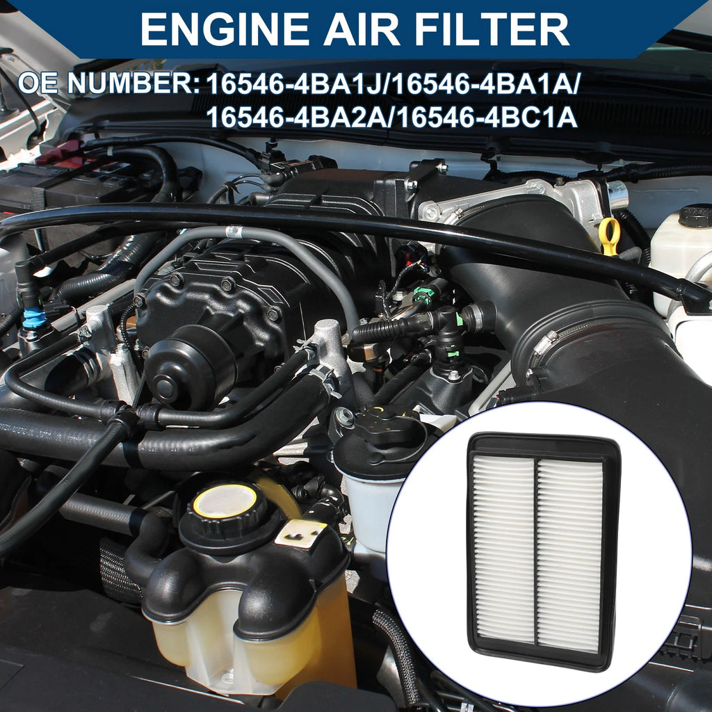 Engine Air Filter No. 165464BA1A for Nissan Rogue 2.0L 2.5L (2014–2020)
