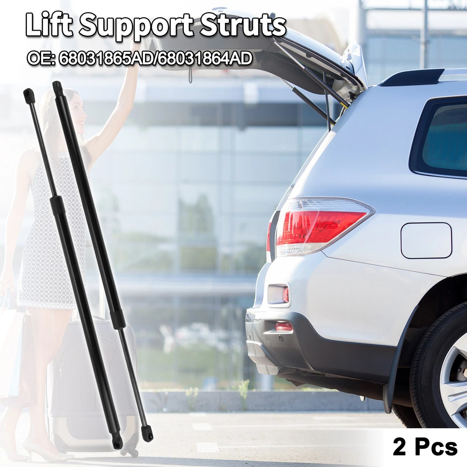 Rear Hatch Lift Supports Struts No. 68031865AD for Dodge Durango (2011–2018)