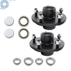 Set of 2 Spindles for 3500 lbs Trailer Hub (5 on 5.5)