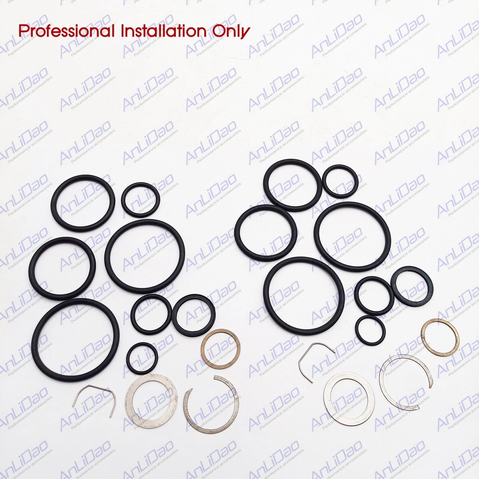 2Pcs Power Trim Ram Cylinder O-Ring Seal Kit for MerCruiser Alpha (N/A)