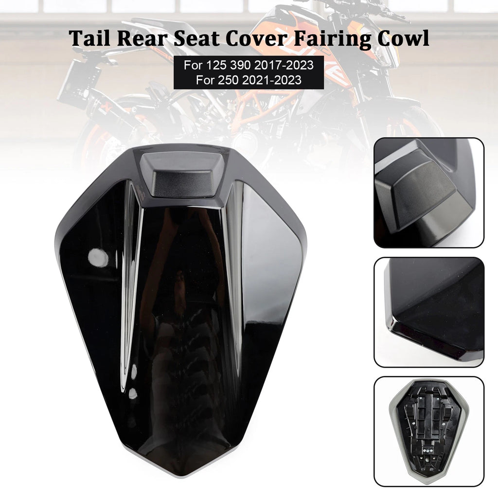 Rear Seat Cover Fairing Cowl for KTM 125 250 390 Duke (2017–2023) Black