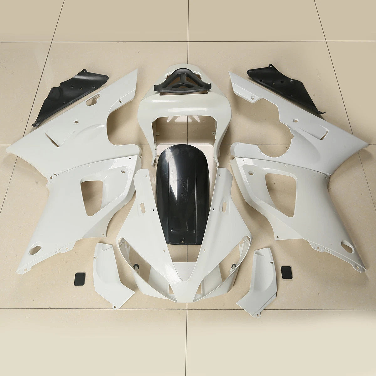 Fairings Kit for Yamaha YZF R1 (2000–2001) - Unpainted ABS Injection