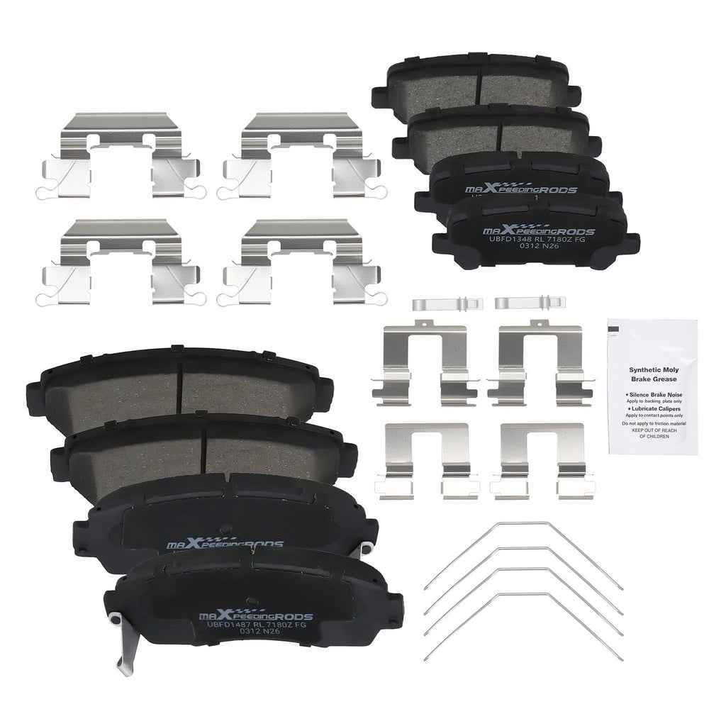 8pcs Ceramic Brake Pads Kit for Honda Odyssey (2011–2017)