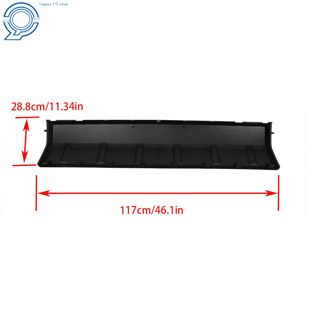 Front Bumper Lower Valance Panel for Toyota Tundra (2022–2023) Textured Black