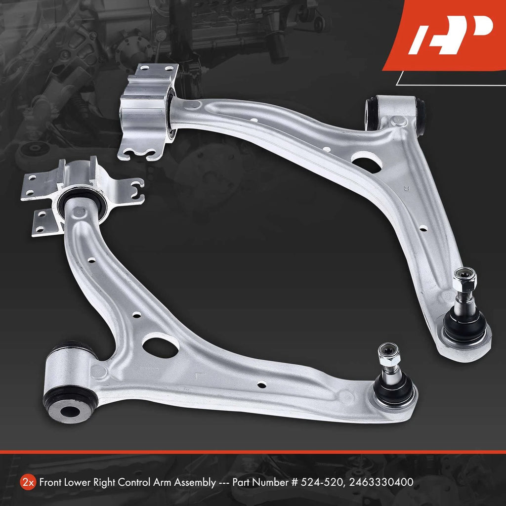 2X Front Lower Control Arms for Mercedes-Benz CLA250 (2014-2020)