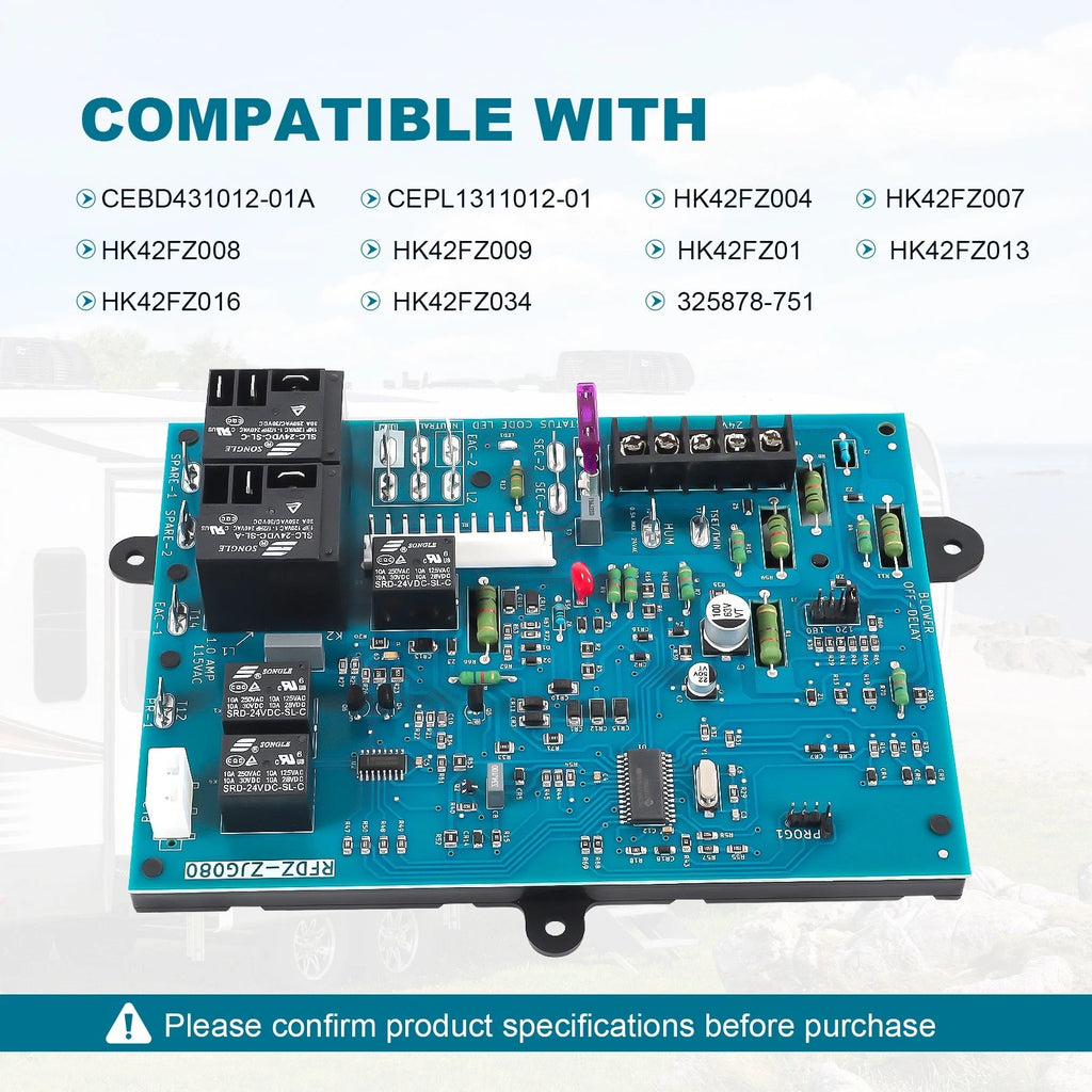 Furnace Control Board for Carrier Bryant (Fit Carrier HK42F)