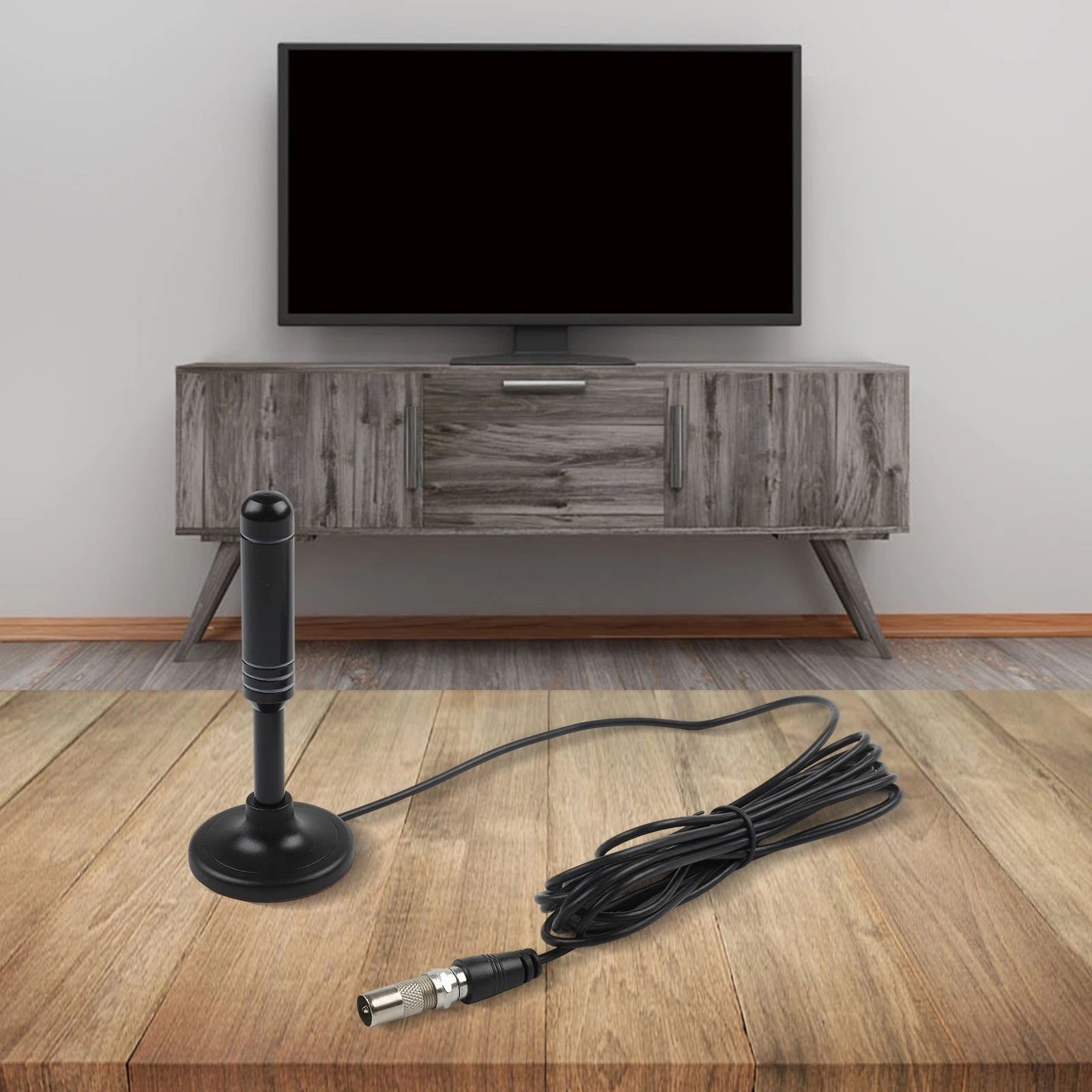 TV Antenna with Coaxial Connection for HD Signals