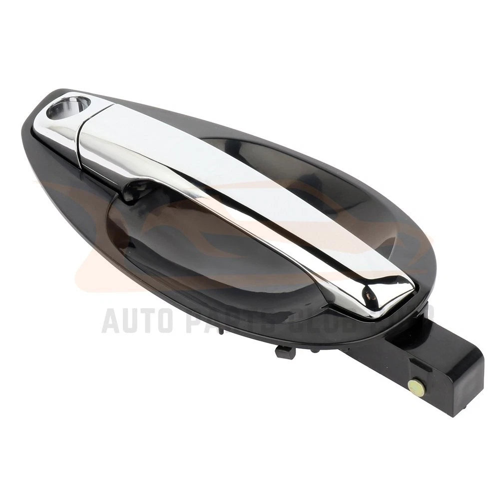 Front Right Exterior Door Handle for Hyundai Tiburon (2003-2008) Black Chrome