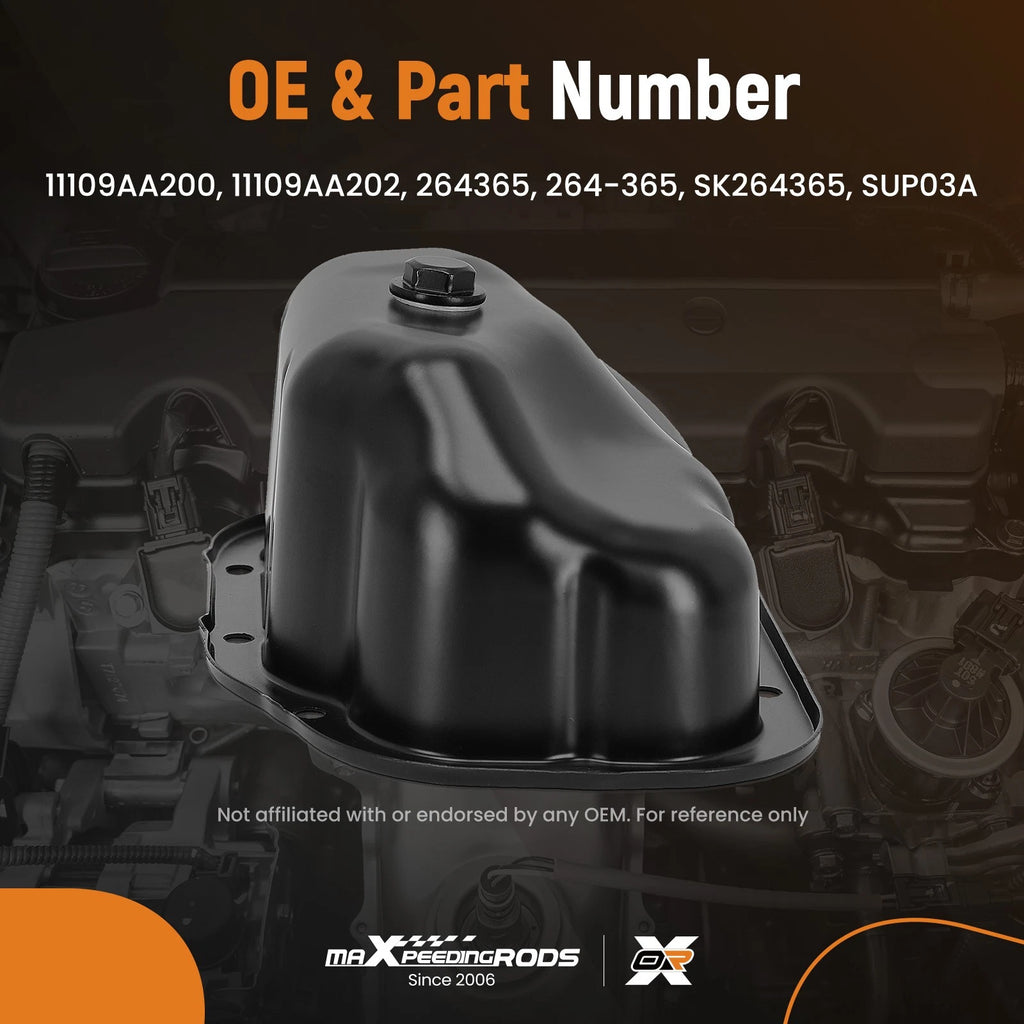 Engine Oil Container for Subaru Outback (2010-2012) Steel