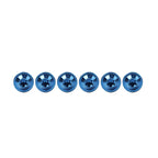 6 x Blue Titanium Alloy M6x20mm Torx Head Bolts for Bike Motor