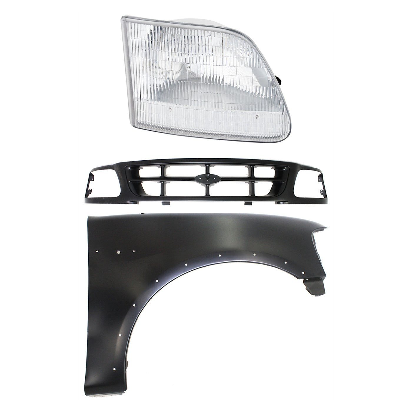 Fender and Headlight Kit for Ford F-150 F-250 (1997–1998)