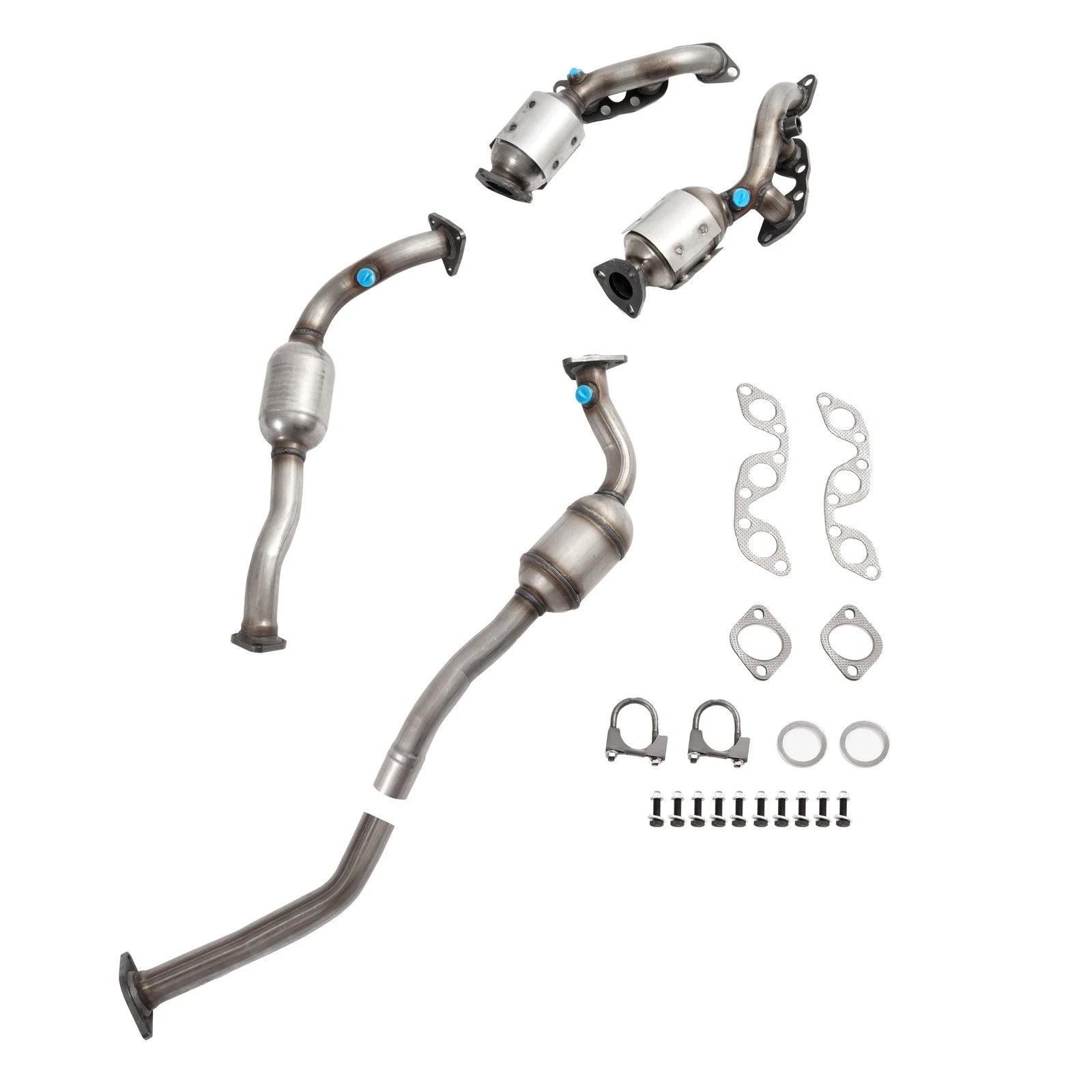 Catalytic Converter Set with Clips for Nissan Xterra Frontier (2002–2004)