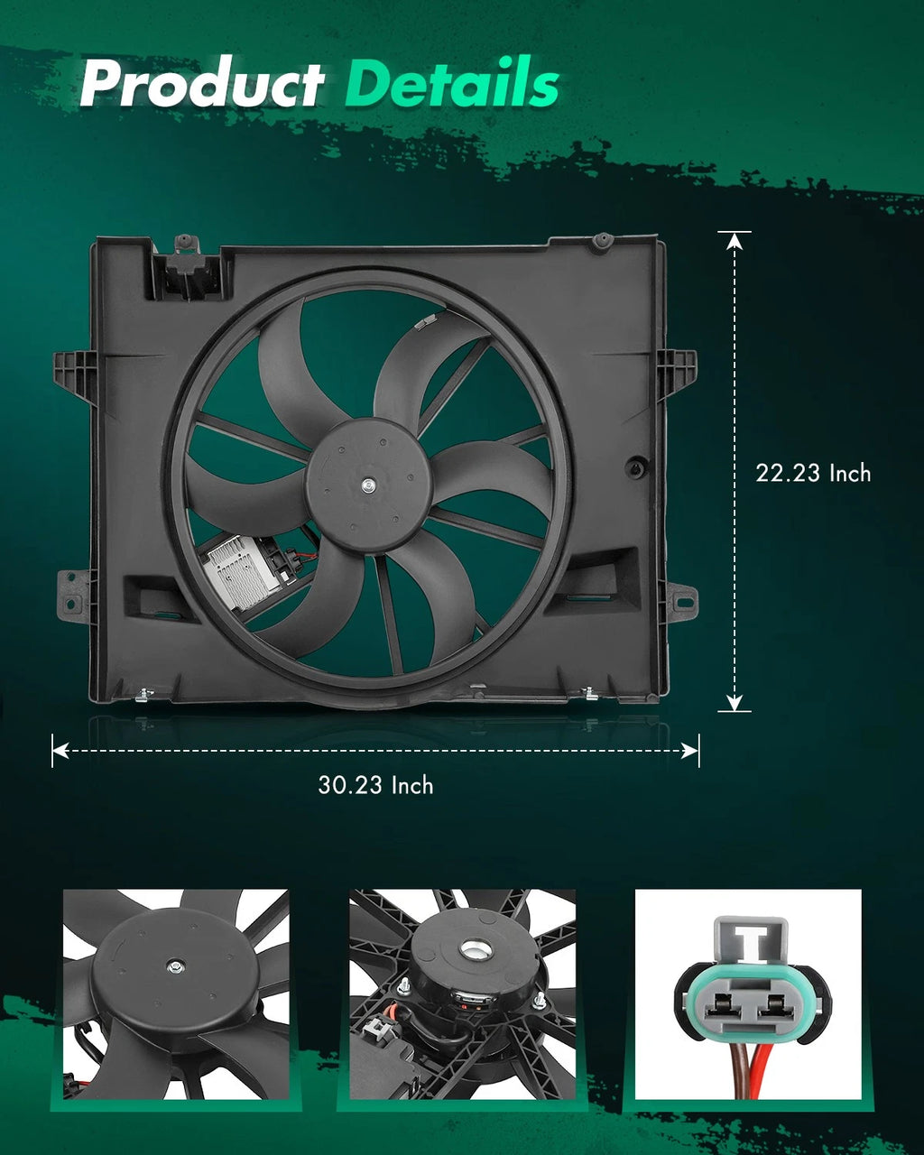 620-119 Radiator Fan for Ford Crown Victoria Lincoln Town Car (2006–2011)