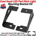 Cowl Hood LED Pod Ditch Light Mount Bracket for Ford Explorer Ranger (1991–2011)