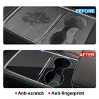 Center Console Wrap Cover Sticker for Tesla Model 3/Y (2021-2024)