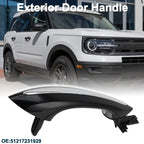 Exterior Door Handle for BMW F07 F10 (2009–2017) No. 51217231929 Rear Left Black Silver Tone