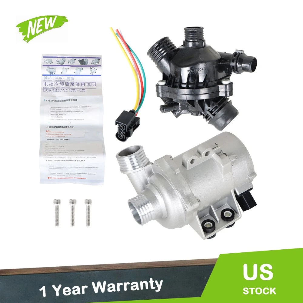 Water Pump with Thermostat for BMW 128i 325i 328i 528i 530i X3 (2008–2013) 11517586925