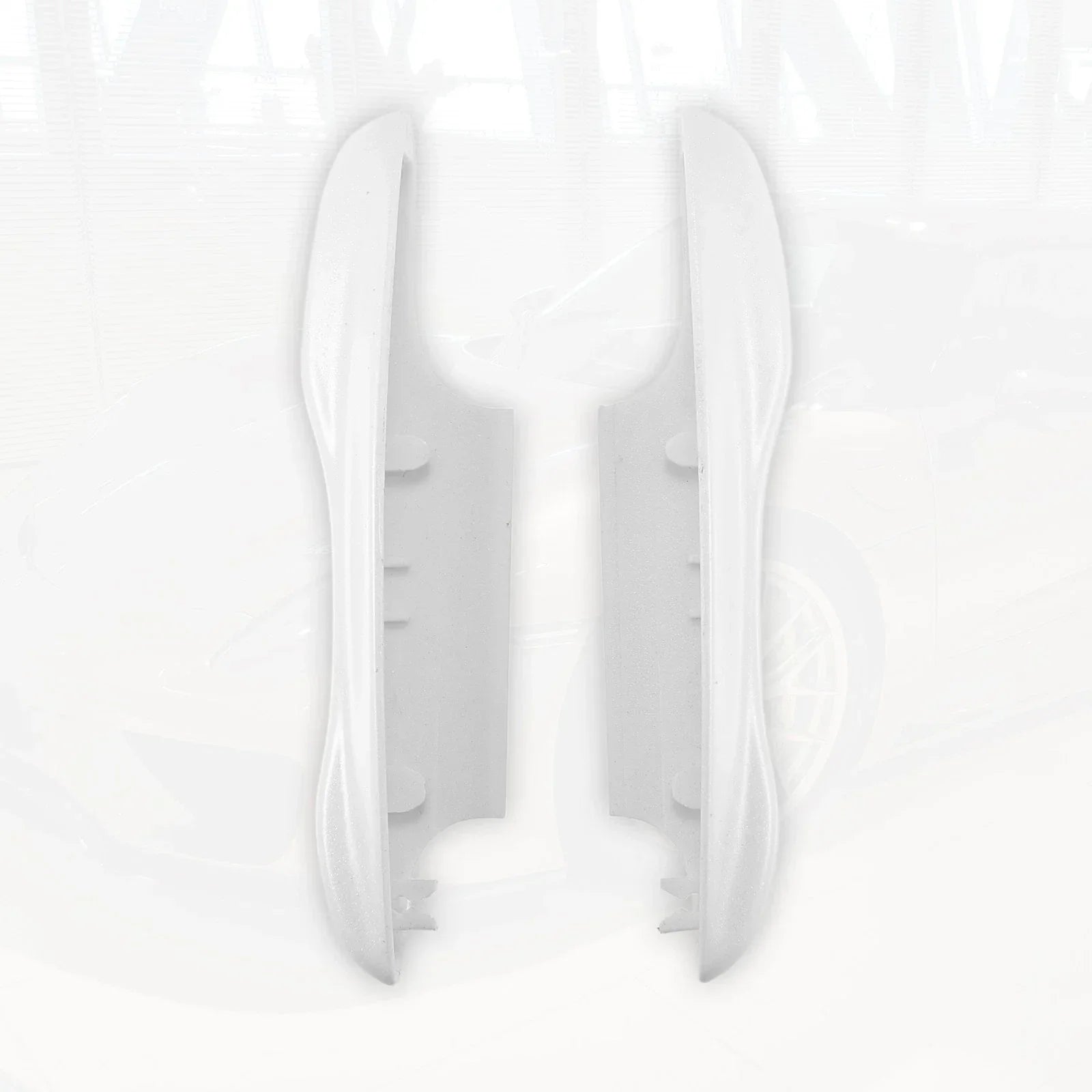 Car Remote Key Side Cover Case Set for Porsche Taycan 911 (2020-2021) White