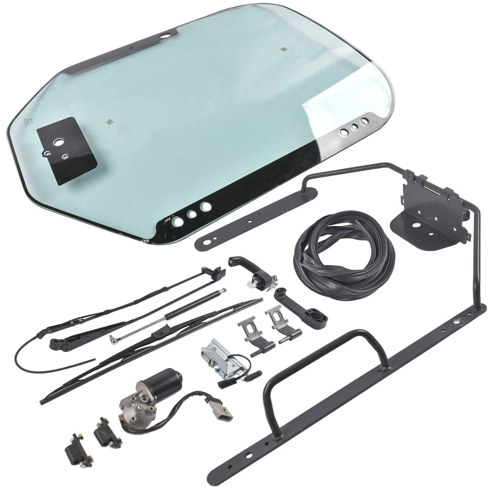 Front Door Glass Kit for Bobcat A770 T450 T650 T740 S450 S550 S650 S740 (2010–2023) 7109661