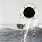 Sewage Drain Valve with One Way Check Valve for Boats (ABS Material)