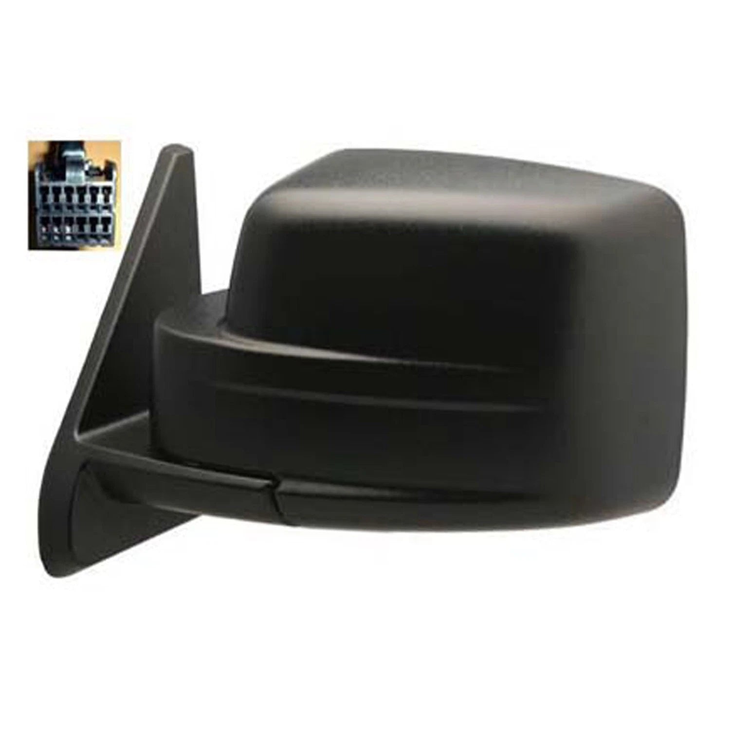 Replacement Driver Power Door Mirror w Heated Glass for 2007-2017 Jeep Patriot