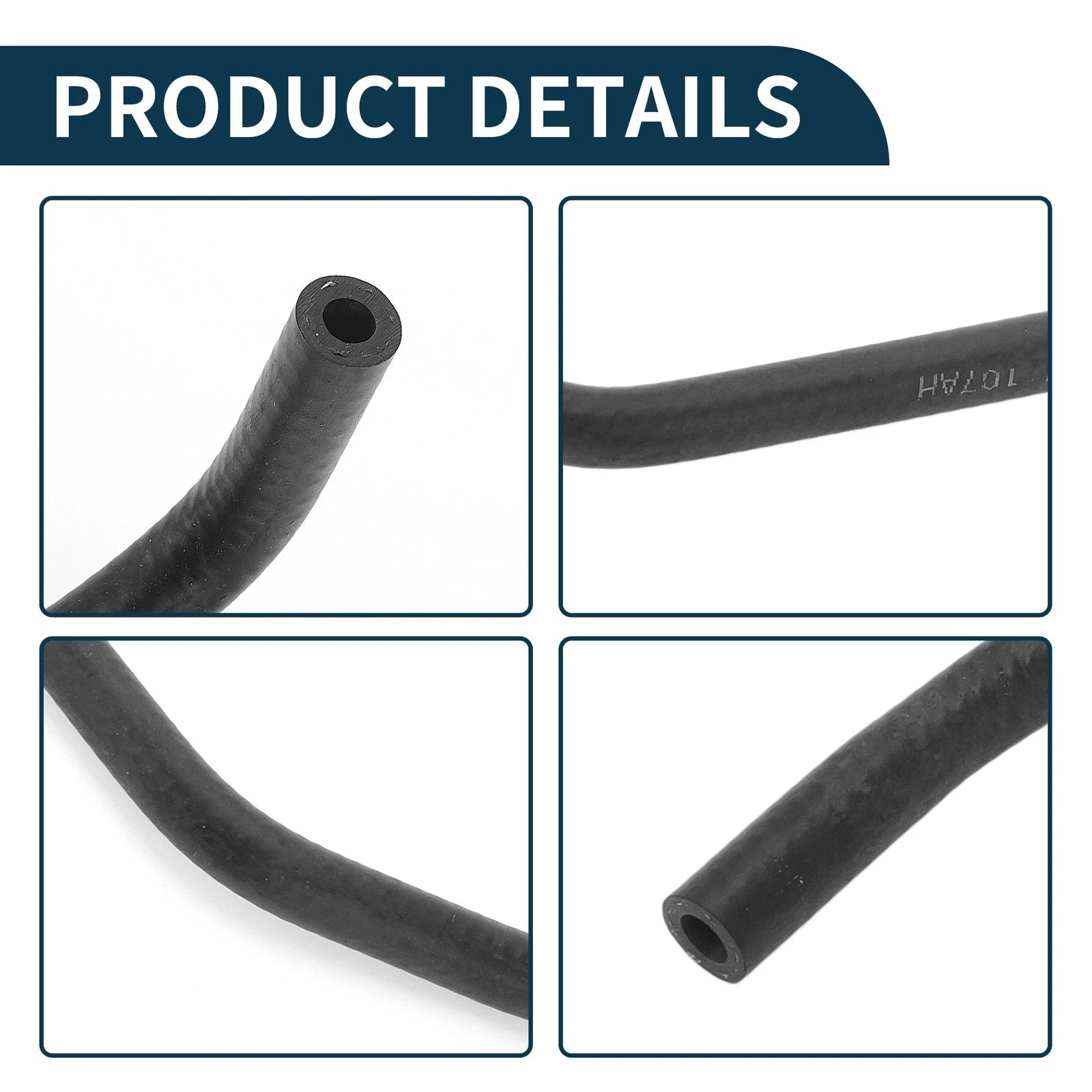 Radiator Hose Coolant Pipe for Audi A6 C6 2007 (4F0121107AH) Rubber 1 Pc