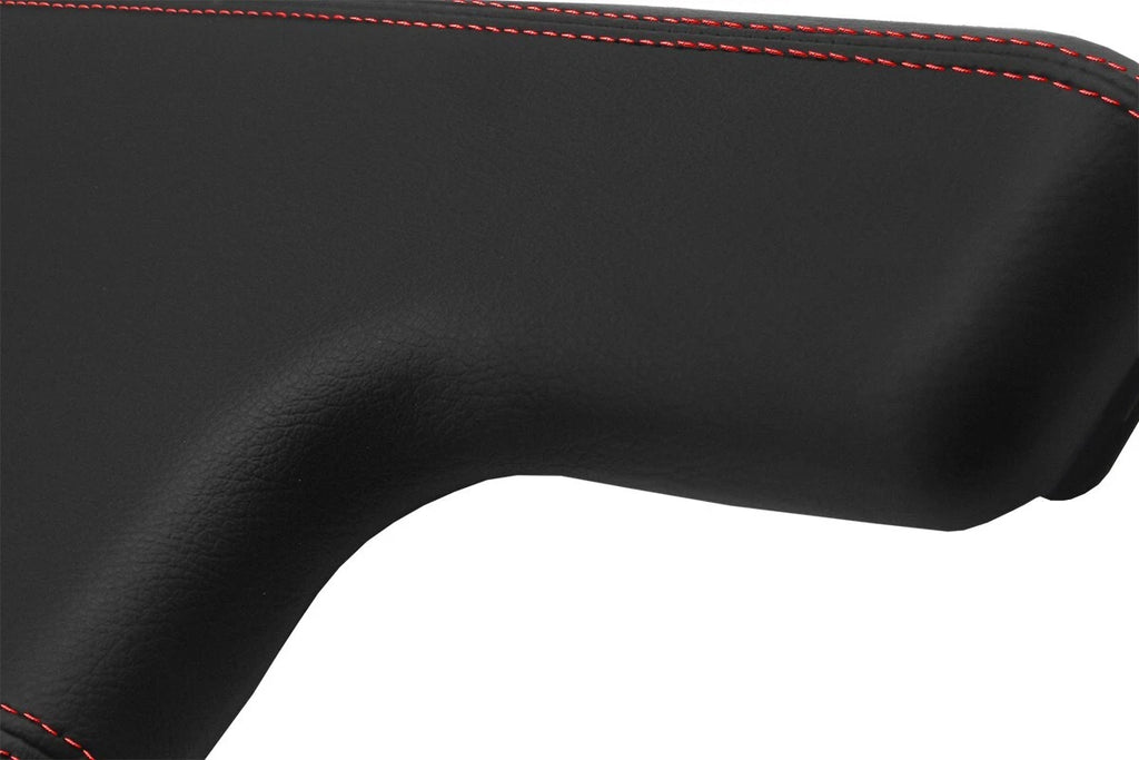 Console Lid with Cupholder Cover for Ford Ranger (2000–2006) Red Stitch