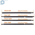 Weather Strip Window Molding Trim Seal Belt for Toyota Highlander (2008–2010)