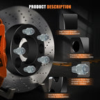 Set of 4 Wheel Spacers 1.5" 5x4.5 for Jeep Liberty Ford Edge