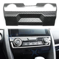 Carbon Fiber Texture Console AC Climate Control Frame Trim for Civic (2016–2021)