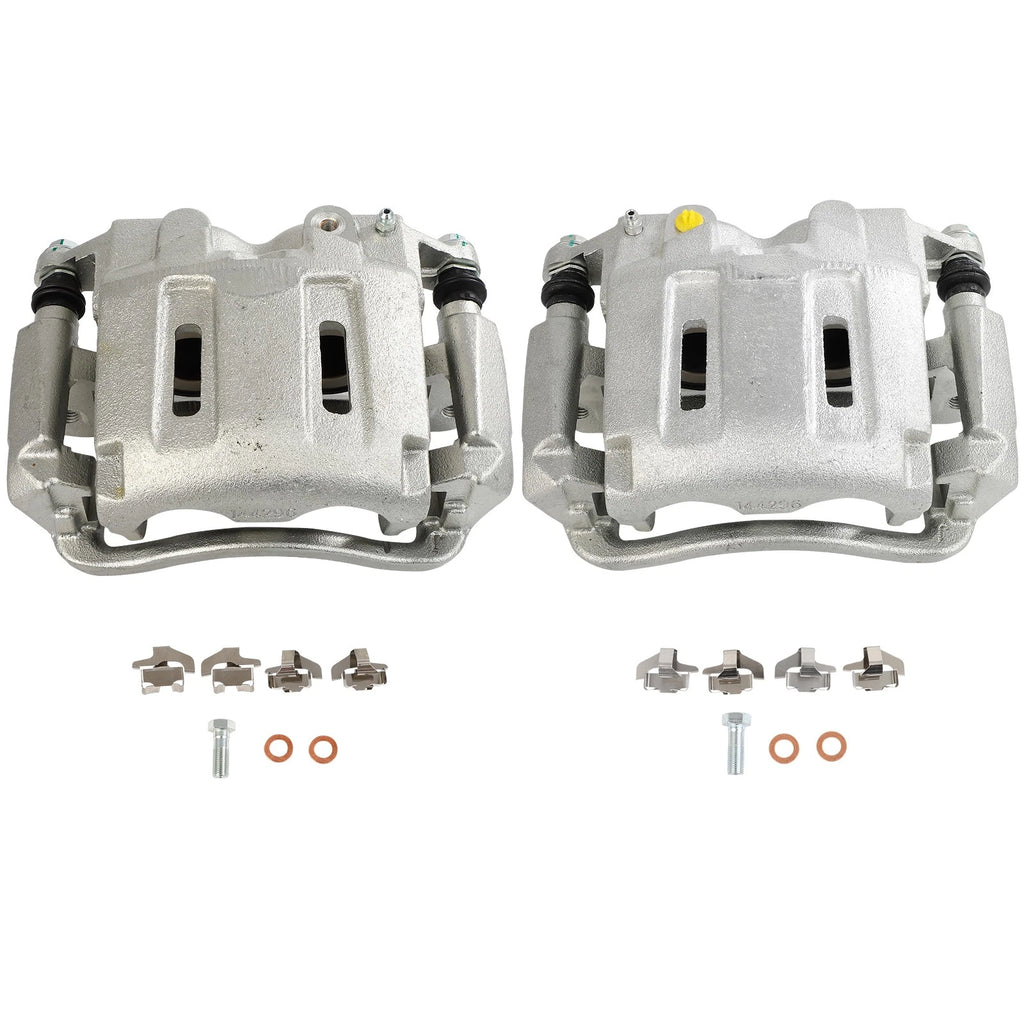 Front Brake Calipers with Bracket Pair for Ford F-350 Super Duty (2005–2010)