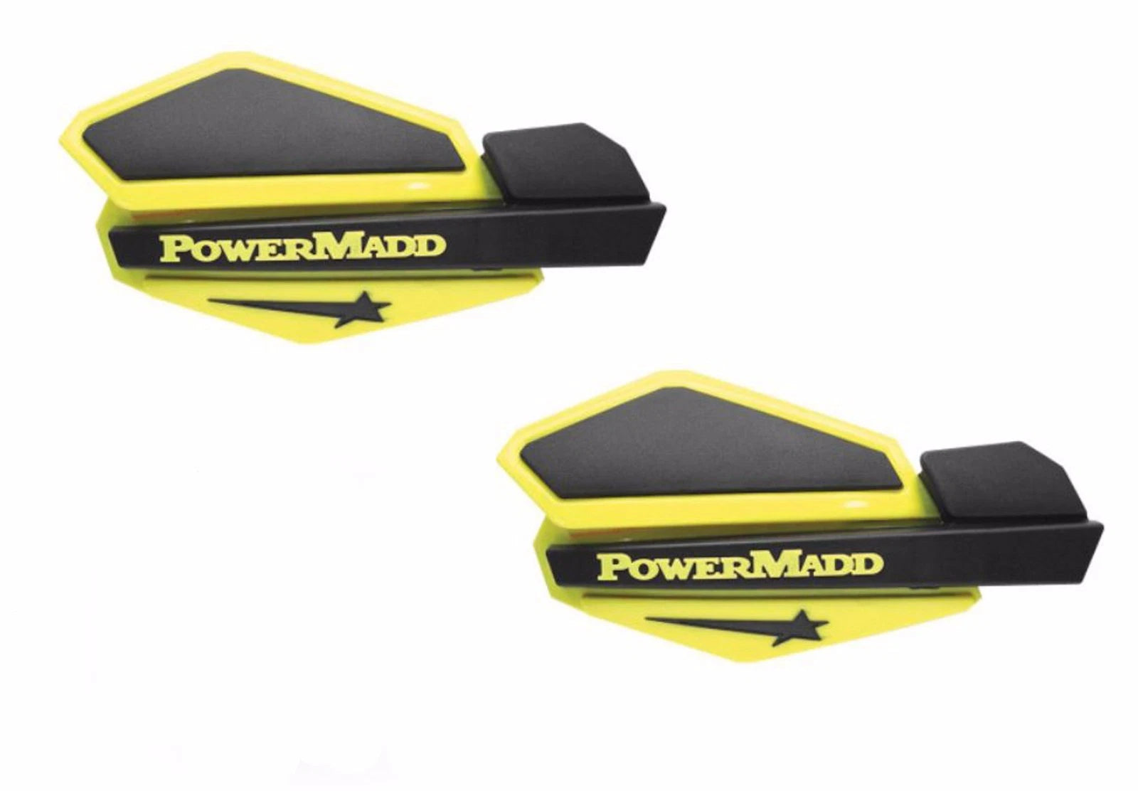 Powermadd Handguards for Snowmobile MX XC (2000–2023) Black Yellow