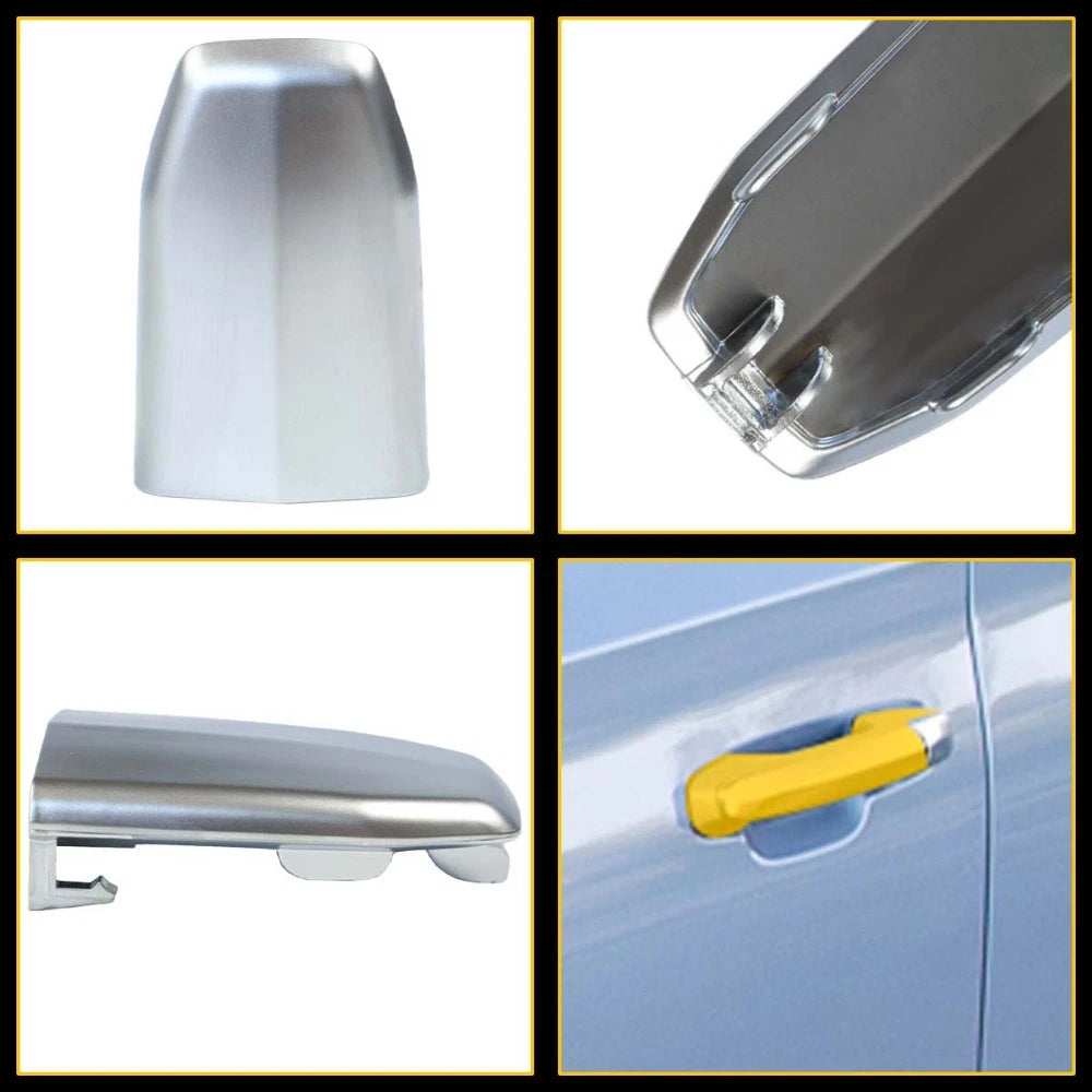 Chrome Front Door Handle Lock Cylinder Cover for Cadillac Escalade (2015â2019)