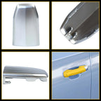 Chrome Front Door Handle Lock Cylinder Cover for Cadillac Escalade (2015â2019)