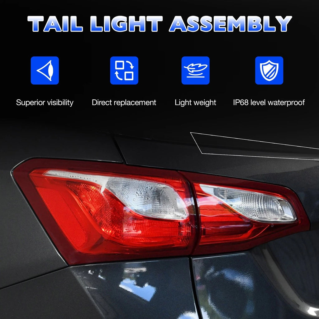 Driver LH Rear Tail Light Brake Lamp for Chevy Equinox (2018–2020) 84769835