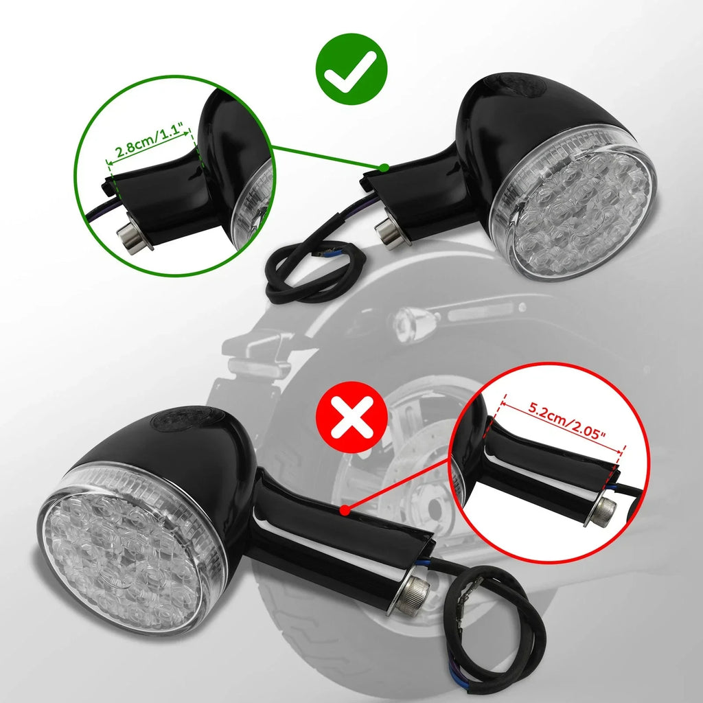 Front Turn Signal Lights for Harley Sportster XL883 (2000-2022)