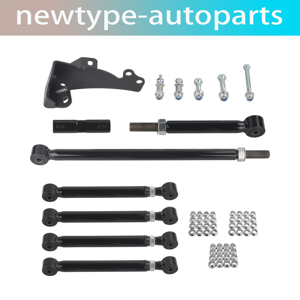 Adjustable Front Upper & Lower Control Arms & Track Bar for Dodge Ram (1994–2002)