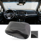 Leather Armrest Box Cover for Toyota Highlander (2008–2013) Black